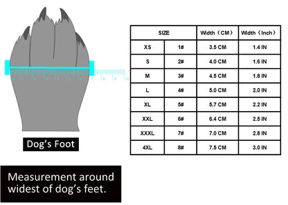 TRUELOVE Pet Shoes Waterproof Anti-slip for Puppy Medium and Large Dog Protect Pet Feet ArmyGreen Winter Snow 2/4pcs/set YS1891