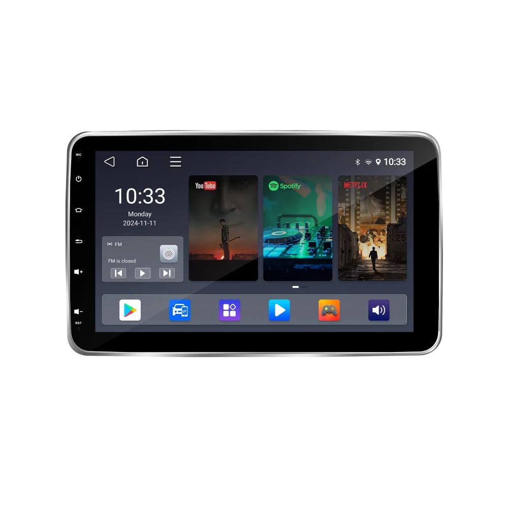 10.1 Inch Android System Car for DVD Headrest Monitor Stereo Rear Seat Entertainment Mirror Link FM Transmitter USB Placement