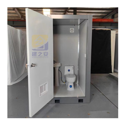 High Quality Steel Mobile Toilet Bathroom Luxury Portable Toilet Pods Public Container Use on Event