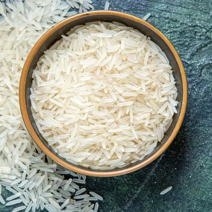1121 White Sella Basmati Rice Premium Fresh Aromatic Aged Long Grain Soft Texture Non-Sticky Parboiled Export Quality Saanvisha