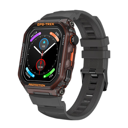 2024 FT61 Smart Watch for Men BT Call Health Monitoring 1.75inch Screen IP68 Waterproof GPS Positioning Sport Smartwatch
