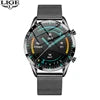 LIGE BW0189 Rugged Steel Men's Smartwatch Answer Dial Call Fitness Tracker Wearable DevicesWaterproof Smart Bracelet for Sports