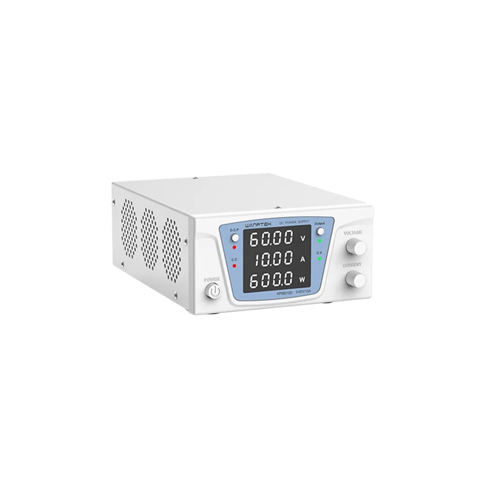 WANPTEK BENCH DC ADJUSTABLE POWER SUPPLY, DC POWER SOURCE, 60V 10A, LAB, REPAIR, ELECTRONICS DESIGN, ELECTROPLATE, KPS6010D