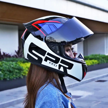 Brand New Motorcycle Helmets Detachable Inner Motocross Racing Modular Dual Lens Motocross Moto Helmet Full Face Helmet