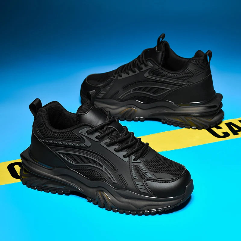 New Wholesale Large Size Men's Casual Shoes Walking Style Shoes Breathable Mesh Upper Lightweight EVA Soft Flexible Sole