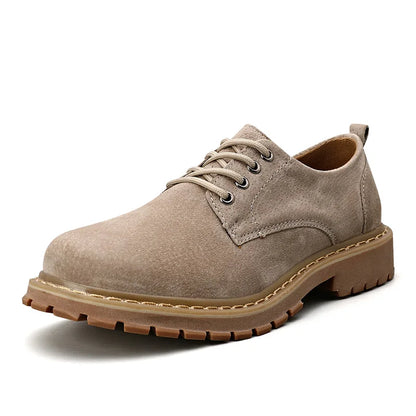 Hot Sale New Trend Women Thick Soled Ankle Boots Low Cut Real Cow Top Leather Big Size Outdoor Shoes Brand Italy Design 2024
