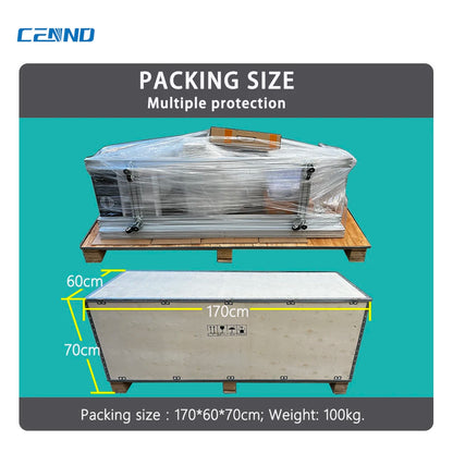 CENND LC-A2C Portable Semi-Automatic UV Inkjet 6-Color Wheel Wall Printer DX10 Print Head DTF 3D Effect New 2-Year Warranty