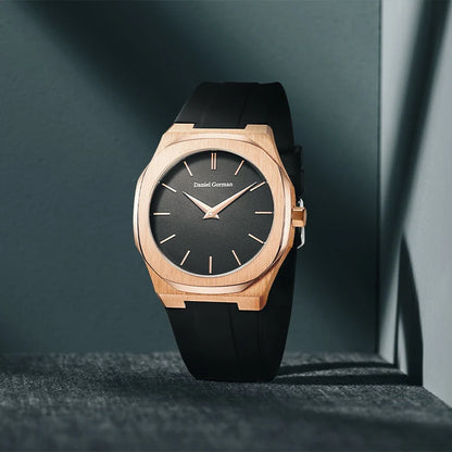 2025 Men Quartz Watch Stainless Steel Waterproof Brand Analogue 24-hour Luxury Wristwatch Luxury Watch Silicone Strap Hombre