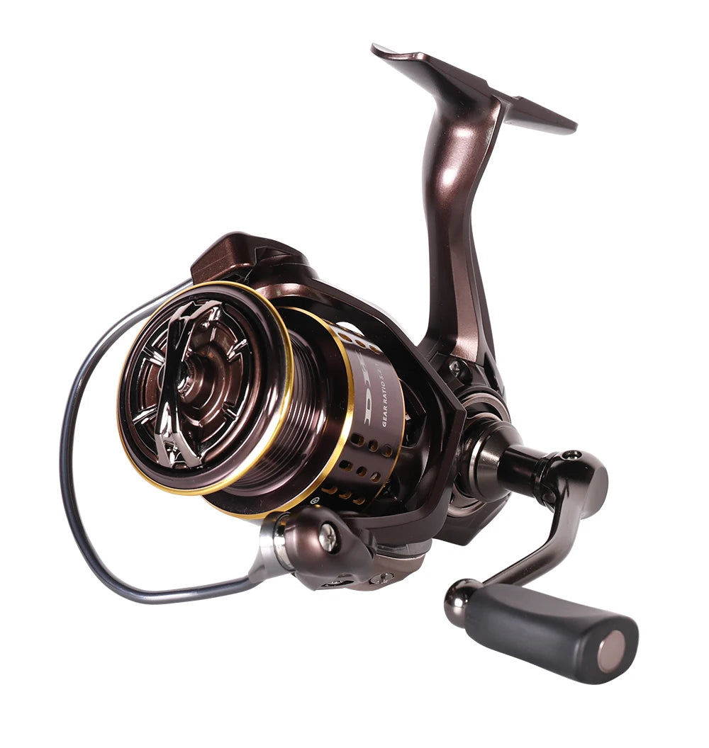 KALIOU DK2500M Left Hand Mini Spinning Deepsea Bait Rod Reel Combo Stream River Lake Saltwater Fishing Insects 8kg Max Drag