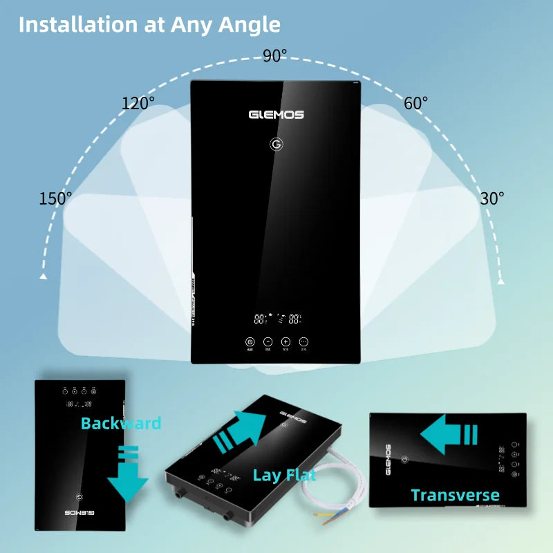 New Arrival 7KW Tankless Electric Hot Water Heater for Shower Kitchen Bathroom Whole House Chauffe Eau Electrique
