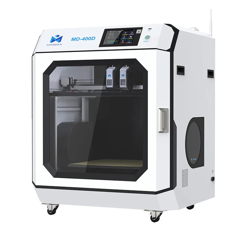 MD-400D Industrial 3D Printer Large Format FDM 400mm Dual Extruder Fast Printing Speed 3D Printing Machine Impresora 3D