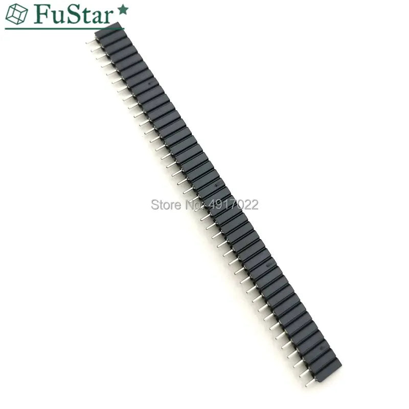 5pcs 1*40 Single Row Female Socket Plug Round Hole 1x40 7mm high. Pin 2.54 mm Board To Board Connector