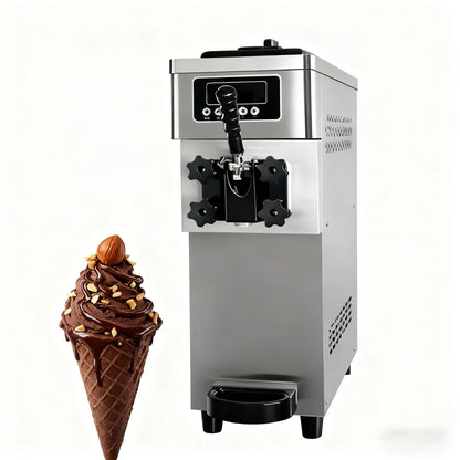Small Commercial Ice Cream Maker  for Food Truck Mobile Cafe Portable Design Easy Operation Space Saving Cream Ice Machine
