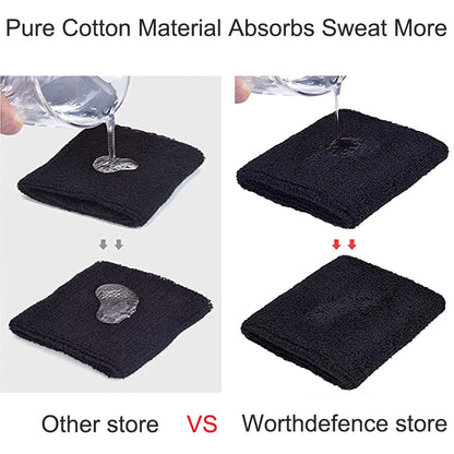 WOSWEIR-Cotton Athletic Headband Elastic Sweatbands Women Men Basketball Sports Gym Fitness Sweat Band Volleyball Tennis