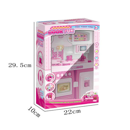 Faction Other Pretend Simulation Cook Girl Play House Tableware Set Kids Kitchen Play Set Toys