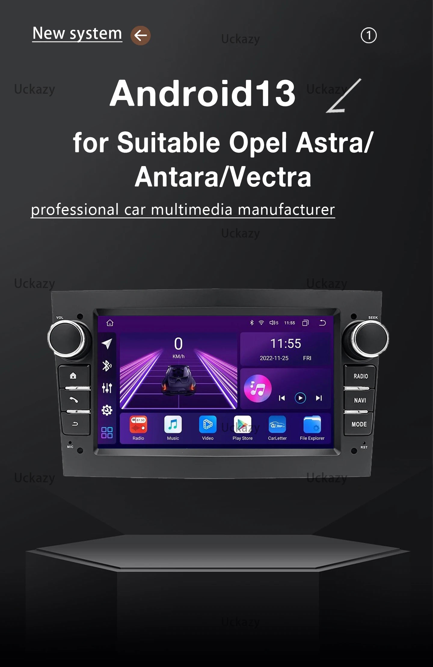2 Din Android 14 GPS OBD2 Amplifier Car Stereo for Opel Vectra C Zafira B Corsa D C Astra H G Jvivaro Meriva