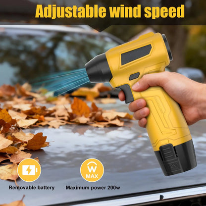 Battery Powered DIY Brushless Motor Cordless Tool for Dust and Leaf Clearing
