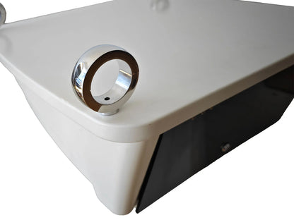 T-TOP Clamp 2" Inch for Electronics E Box, Rubbers to Fit 1 7/8, 1 1/2,  Mounting Clamp Bracket