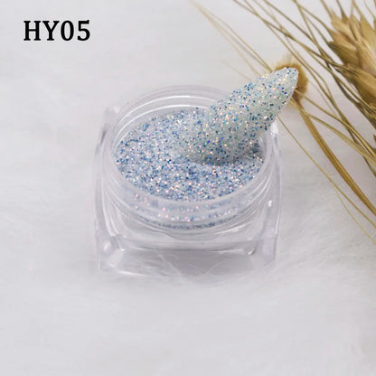 Prime Quality Wholesale PET Glitter Shapes Holographic or Iridescent Chunky Mixes Hexagon Glitter