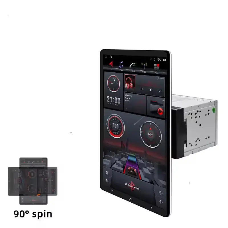 13 Inch 360° Rotation Screen Degree Double Car Multimedia GPS Player Universal 1 Din 2Din Touch Screen DSP BT Call WIFI Carplay