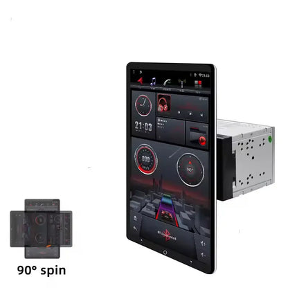 13 Inch 360° Rotation Screen Degree Double Car Multimedia GPS Player Universal 1 Din 2Din Touch Screen DSP BT Call WIFI Carplay