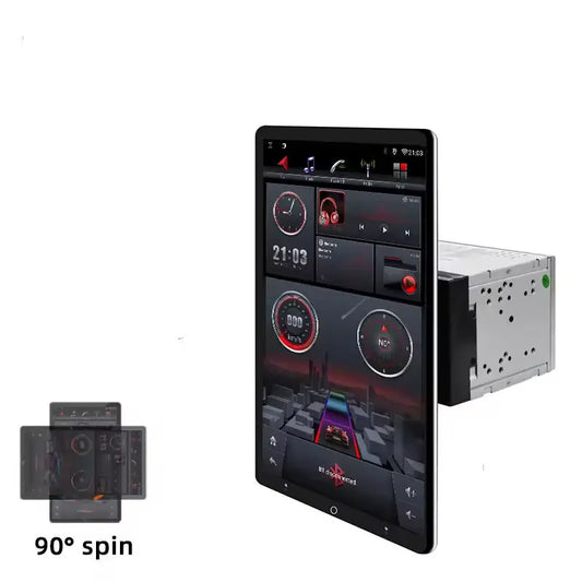 13 Inch 360° Rotation Screen Degree Double Car Multimedia GPS Player Universal 1 Din 2Din Touch Screen DSP BT Call WIFI Carplay