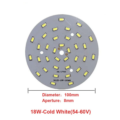 High Brightness LED 5730SMD Lamp Bead Light Board Bulb Round Transformation Light Source 3-18W 32-100MM Tile Wick Modified bulb