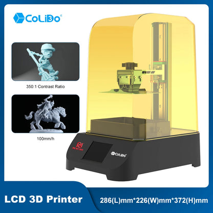 Professional High-Precision Large Volume 3D Printer UV-Blocking Cover LCD Display Fast Printing Speed Supports PLA Material New