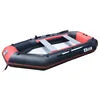 Solar Marine 3 Person 2.3 M Fishing Boat PVC Rowing Boats Air Mat Bottom Inflatable Pontoon Kayak Dinghies with Mount Bracket