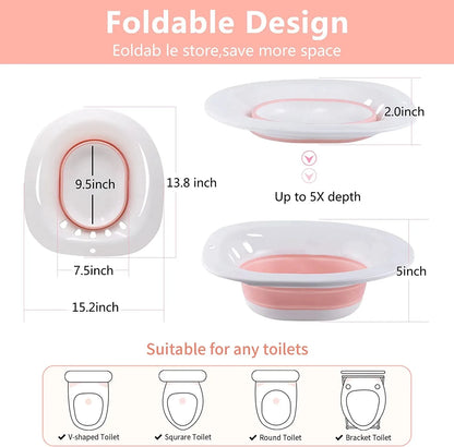 Wholesale Maternity Recommending pp Healthy Material Postpartum Women Pudentum Cleaning Socking Bath Over Toilet Sitz Bath