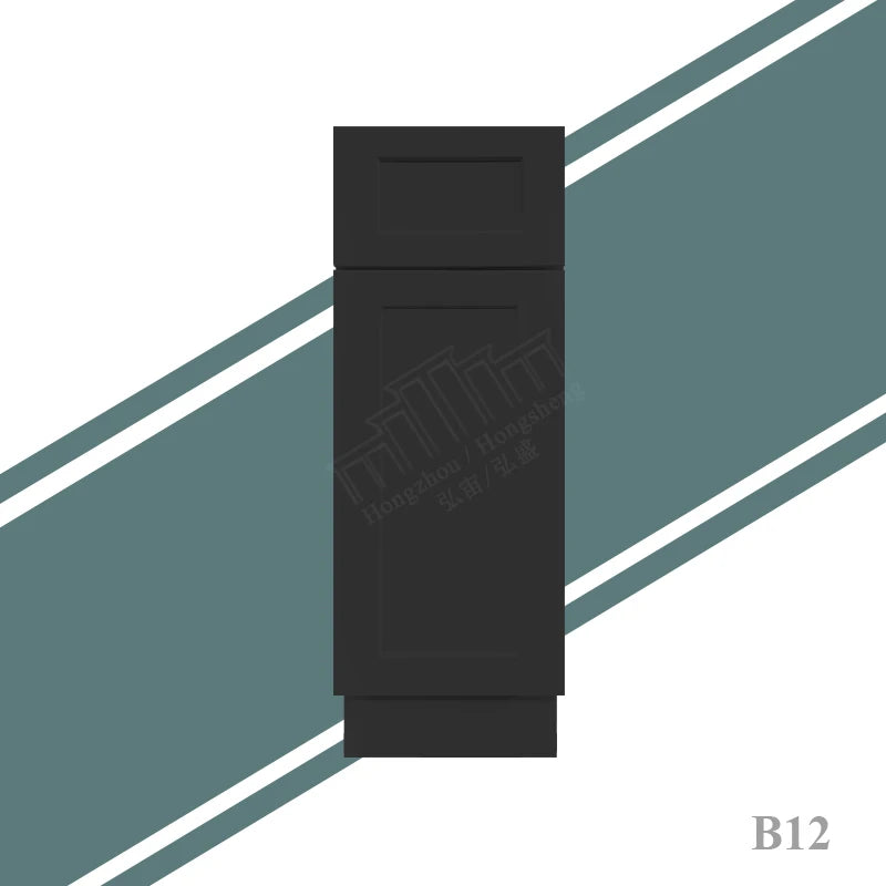 US Small Kitchen Remodeling Modern American Shaker Style Kitchen Cabinets Ready to Assemble in Stock RTA Kitchen Base Cabinets