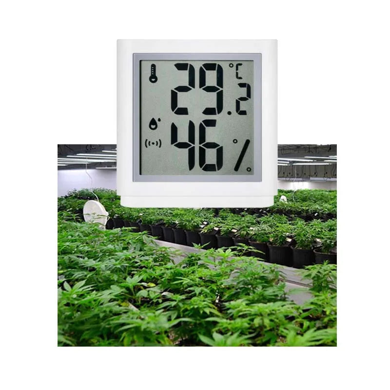 White  Fridge Thermometer Sensor Blue Tooth 5.0 Digital Temperature Humidity Sensor Hydrometer