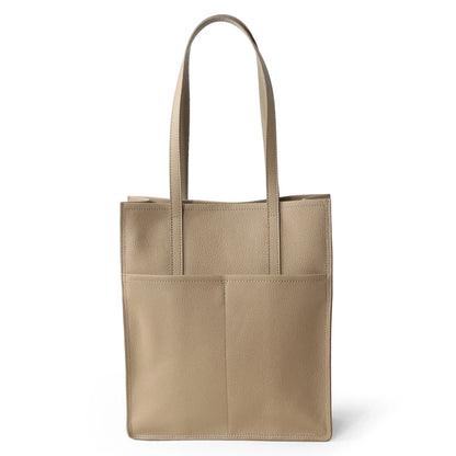 Women Luxury Full Grain Genuine Real Leather Bag Tote Shopping Laptop  Cowhide Handbag for Lady Shoulder Custom Logo