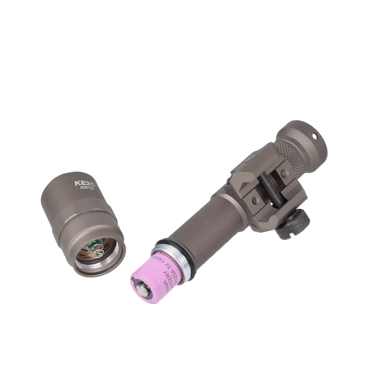 LAMBUL US Warehouse Tactical Flashlight M600B Outdoor Hunting Scout Light with Pressure Switch Fit 20mm Rails Constant/Momentary