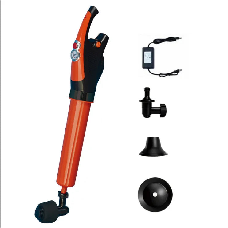 Wholesale Real-time Pressure Display Red air Pressure Pipe Dredge Tool Toilet Plunger