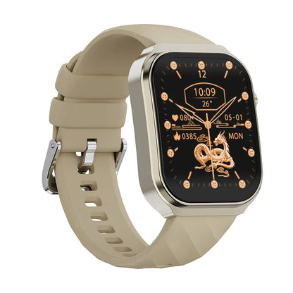 2.2'' IPS Display Touch Screen Smart Watch AI Voice Assistant Fitness Heart Rate Monitor IP68 Waterproof with Compass