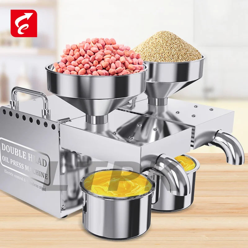 B02 Full Automatic Mini Small Household Home Use Oil Extraction Making Edible Olive Oil Press Machine