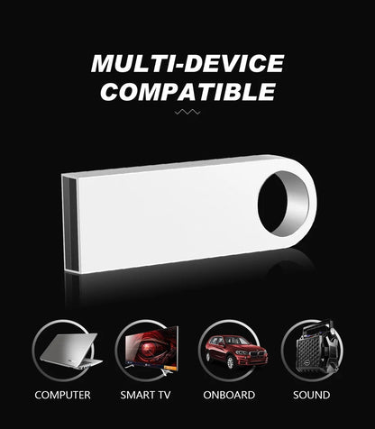 50PCS/lot Metal USB 2.0 Flash Drives 1GB 2GB 4GB Pendrive 8GB 16GB Pen Drive 32GB 64GB Memory USB Sticks 128MB 256MB Free LOGO