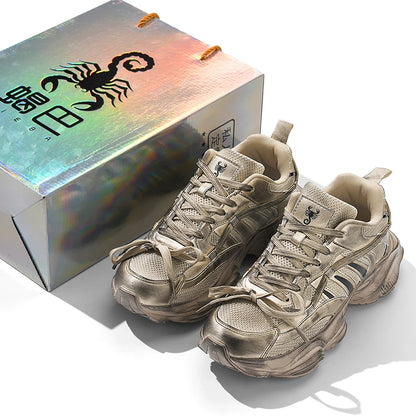 Latest Design Sports Shoes Women Retro Old School Chunky Shoes Men New Style 2024 Tennis Sneakers for Men Women