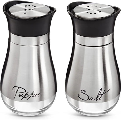 New Little Penguin Stainless Steel Glass Seasoning Bottle Kitchen Pepper Cumin Seasoning Set