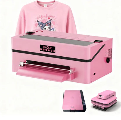 High Quality Haolic pink A3 13inch Dtf Inkjet Printer Impresora Printing Machine for Small Business