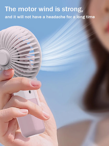 Summer Sale Portable Mini Fan Usb Rechargeable Mini Ventilador Air Cooler Hand Held  Small Handheld Mini Ventilateur