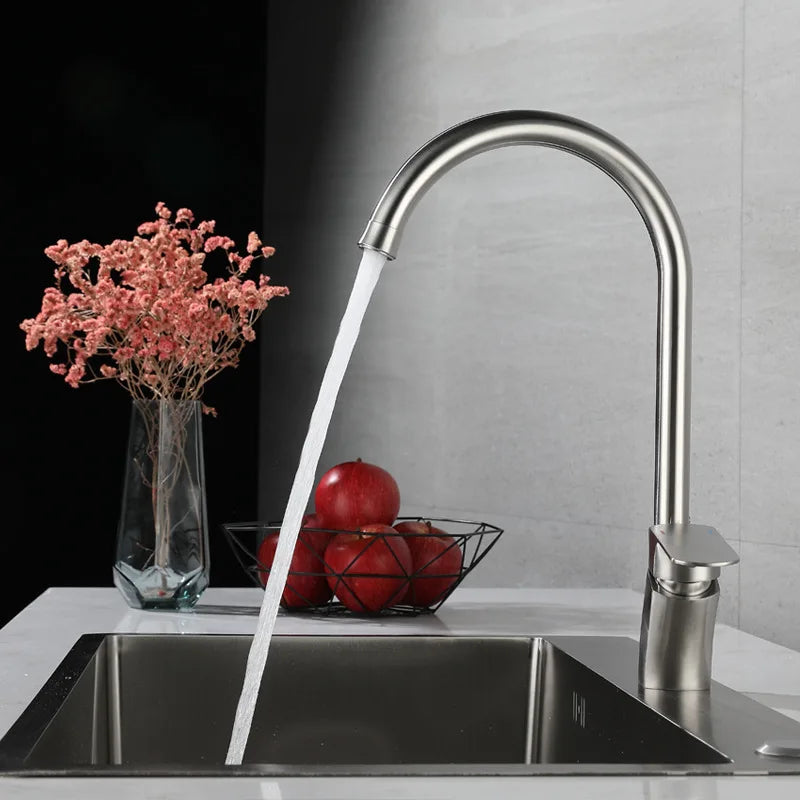 Kitchen Sink Faucet Stainless Steel Kitchen Faucet
