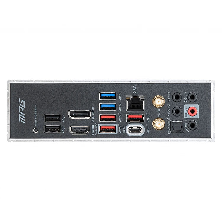 Used MS'I MPG Z590 GAMING EDGE WIFI Motherboard with 128GB DDR4 Memory Scokets Supports 11th and 10th Gen Intel Core Processors