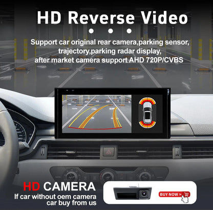1920*720p Linux Carplay Android Auto Upgrade Display 10.25" GPS Navigation for Audi A4 B9 A5 2017-2019