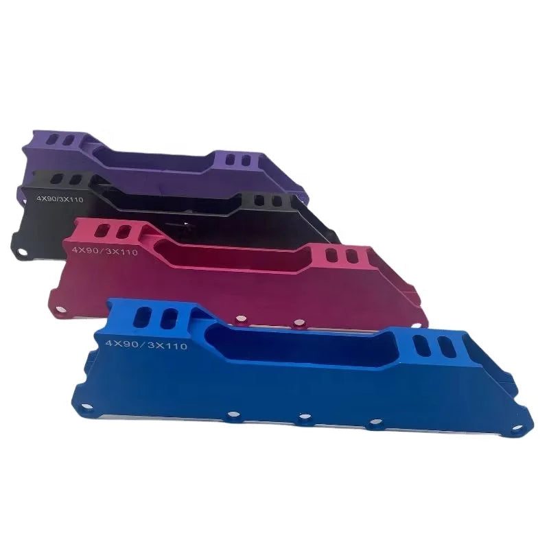 Inline Speed Skate Frame, Aluminum Alloy Inline Skating Frame, CNC Inline Frame 4*90/3*110 mm