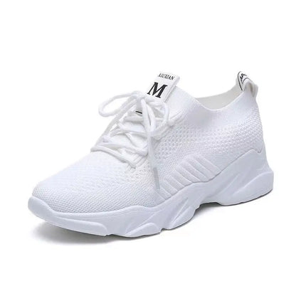 Women's Trendy Casual Mesh Running Sneakers Comfortable and Breathable with Lighted Feature for Autumn Season Low Price