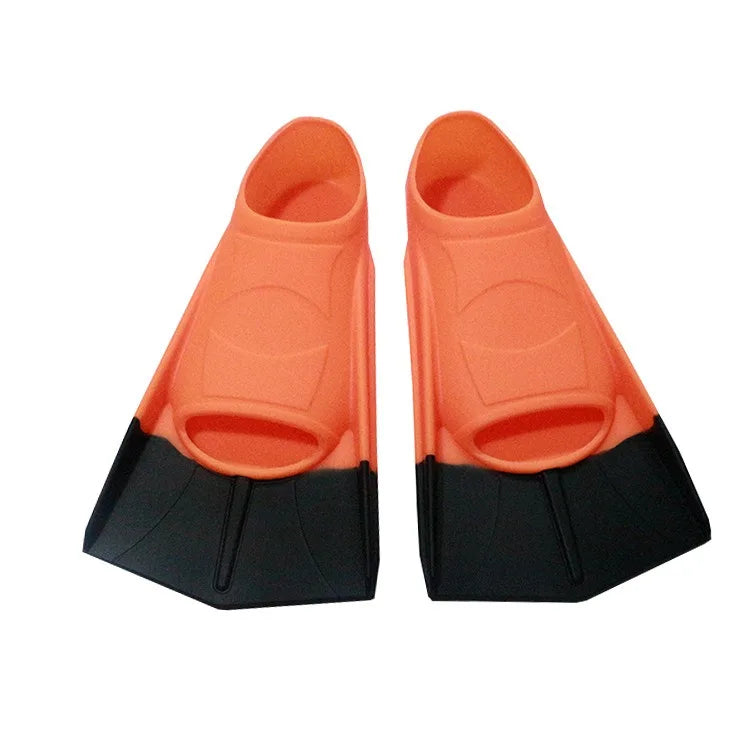 Sinodiving Wide Size Adult and Kids Scuba Fins Soft Silicone Surf and Swimming Pool Training Exercise Gear