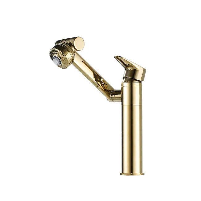 Faucet 360 Rotating Single Hole Multifunctional Hot and Cold Water Home Kitchen Bathroom Faucet