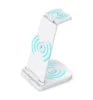 Foldable Wireless Charger PD QC3.0 10W 5V/3A Output Custom 3-in-1 Fast Charging for Phones Watch Earphones Dropshipping